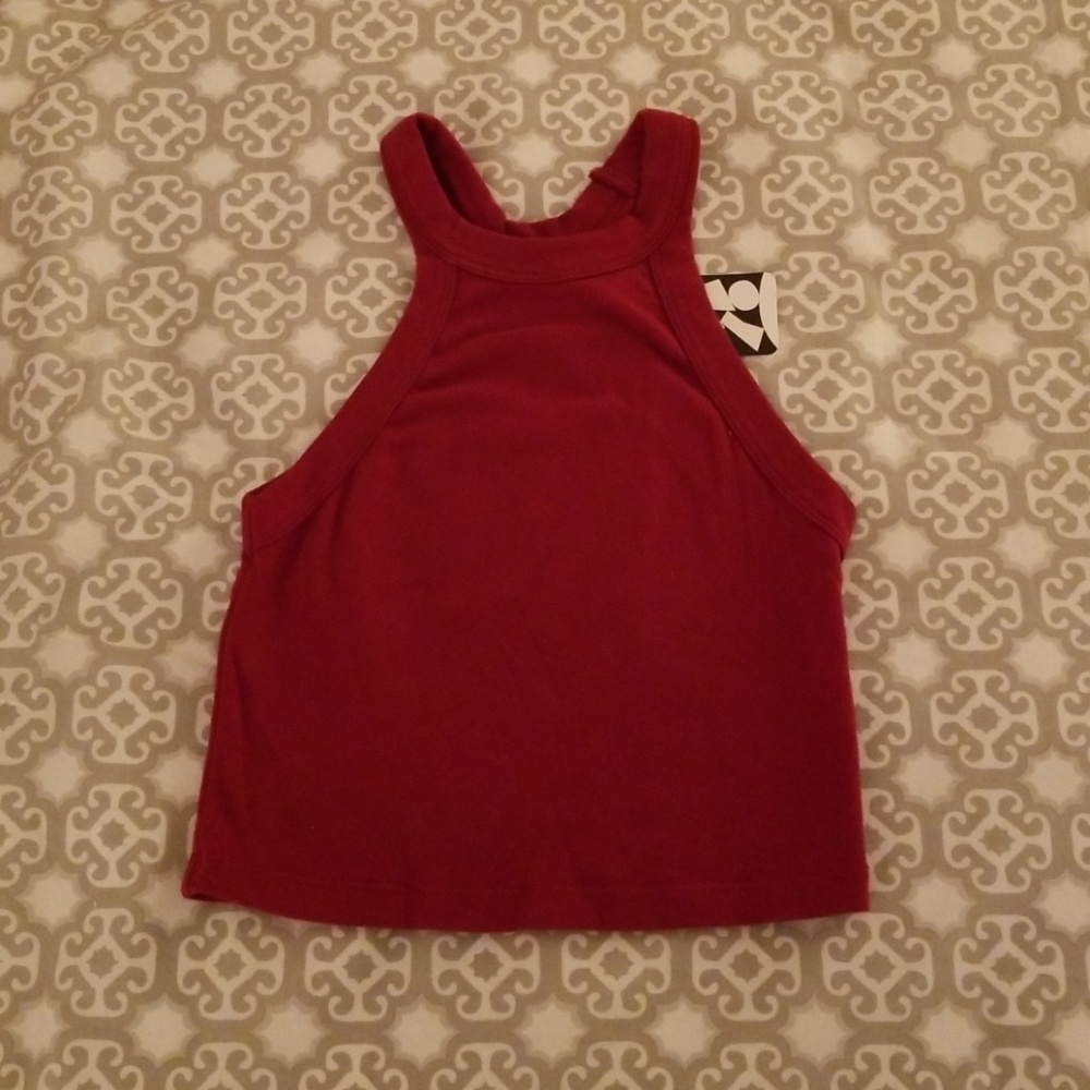 BNWT Urban Outfitters Red Crop top XS